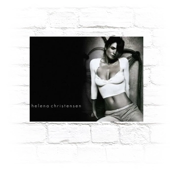 Helena Christensen Metal Wall Art