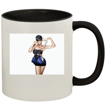 Helena Christensen 11oz Colored Inner & Handle Mug