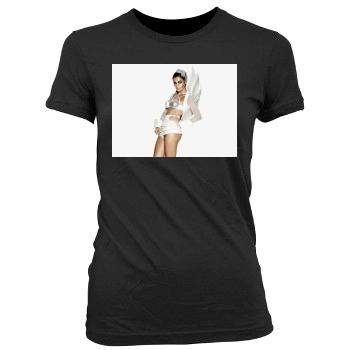 Helena Christensen Women's Junior Cut Crewneck T-Shirt