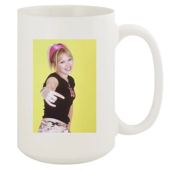 Hilary Duff 15oz White Mug