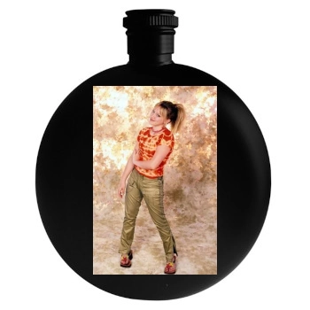 Hilary Duff Round Flask