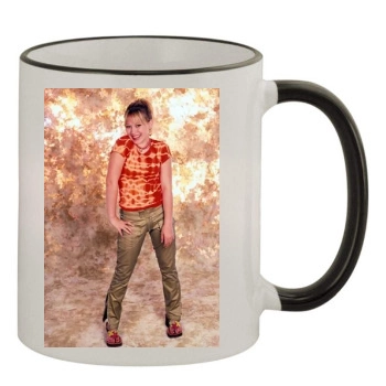 Hilary Duff 11oz Colored Rim & Handle Mug