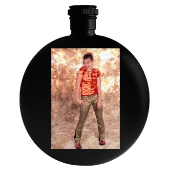 Hilary Duff Round Flask