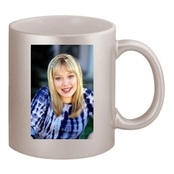 Hilary Duff 11oz Metallic Silver Mug