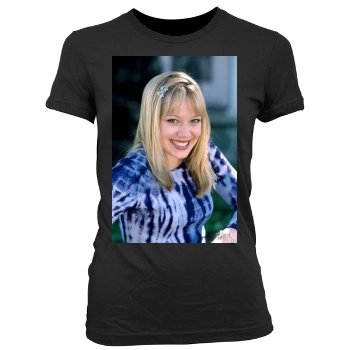 Hilary Duff Women's Junior Cut Crewneck T-Shirt