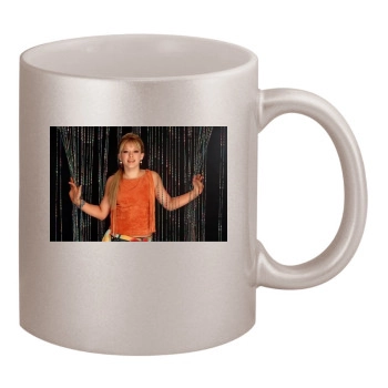 Hilary Duff 11oz Metallic Silver Mug