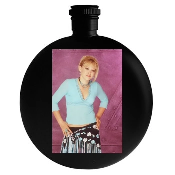 Hilary Duff Round Flask