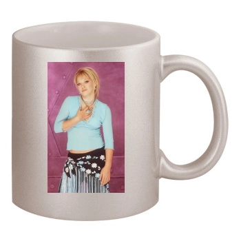 Hilary Duff 11oz Metallic Silver Mug