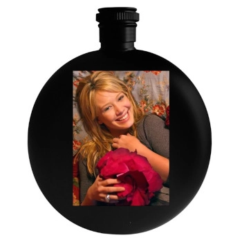 Hilary Duff Round Flask