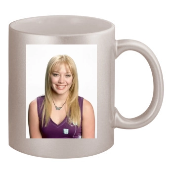 Hilary Duff 11oz Metallic Silver Mug