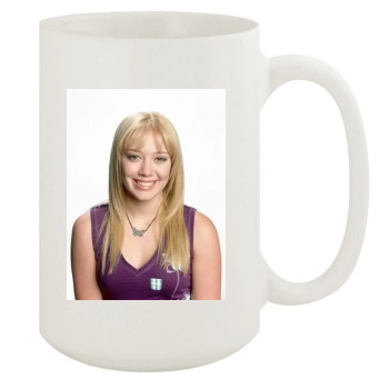 Hilary Duff 15oz White Mug