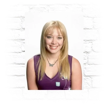 Hilary Duff Metal Wall Art