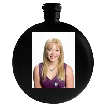 Hilary Duff Round Flask