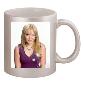 Hilary Duff 11oz Metallic Silver Mug