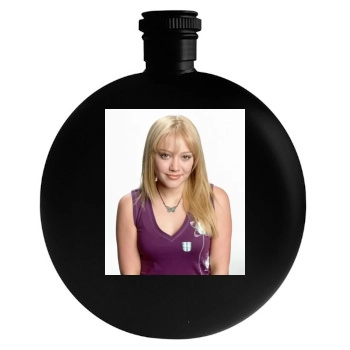 Hilary Duff Round Flask