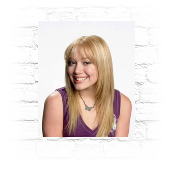 Hilary Duff Metal Wall Art