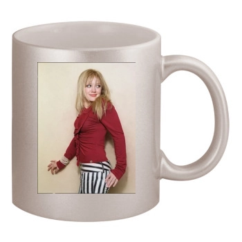 Hilary Duff 11oz Metallic Silver Mug