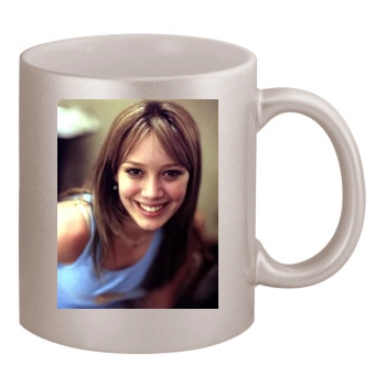 Hilary Duff 11oz Metallic Silver Mug