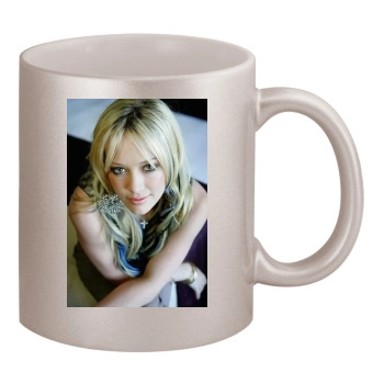 Hilary Duff 11oz Metallic Silver Mug