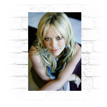 Hilary Duff Metal Wall Art