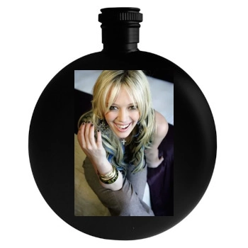 Hilary Duff Round Flask