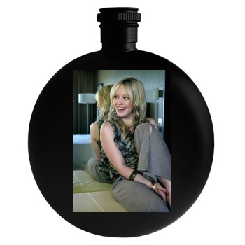 Hilary Duff Round Flask