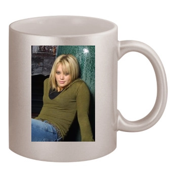 Hilary Duff 11oz Metallic Silver Mug