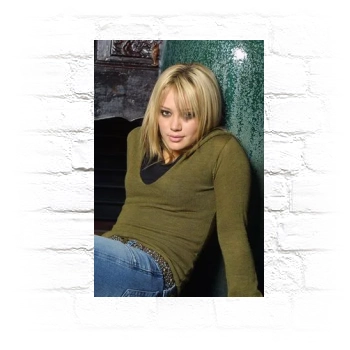 Hilary Duff Metal Wall Art