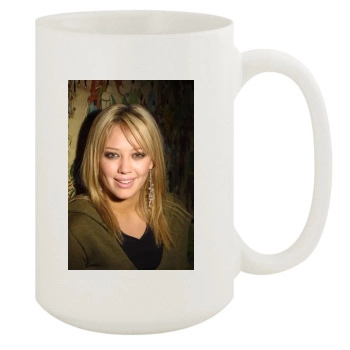 Hilary Duff 15oz White Mug