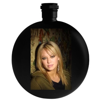 Hilary Duff Round Flask