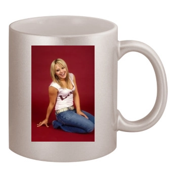 Hilary Duff 11oz Metallic Silver Mug