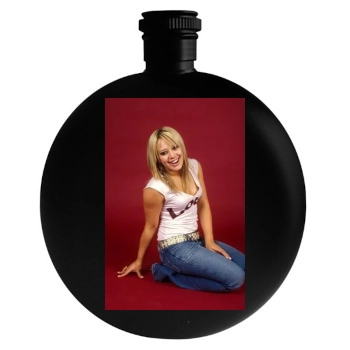 Hilary Duff Round Flask