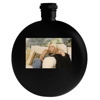 Hilary Duff Round Flask