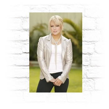 Hilary Duff Metal Wall Art