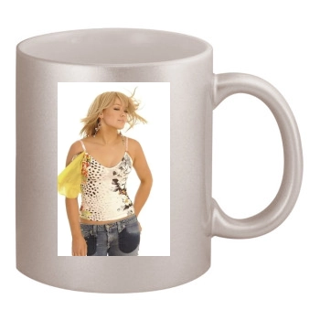 Hilary Duff 11oz Metallic Silver Mug