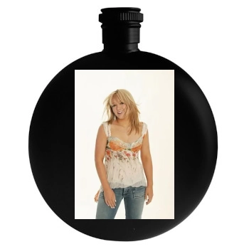 Hilary Duff Round Flask