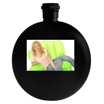 Hilary Duff Round Flask