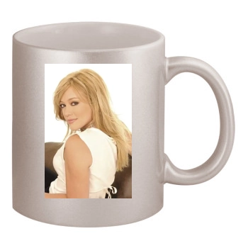 Hilary Duff 11oz Metallic Silver Mug