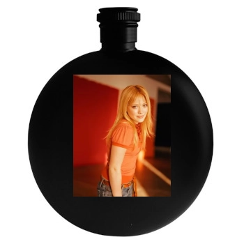 Hilary Duff Round Flask