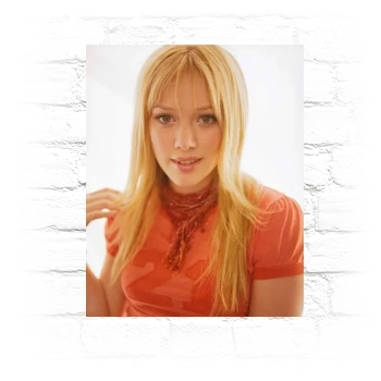 Hilary Duff Metal Wall Art