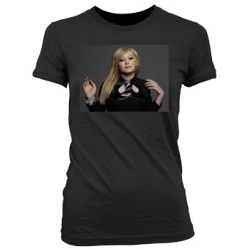 Hilary Duff Women's Junior Cut Crewneck T-Shirt