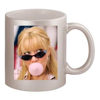 Hilary Duff 11oz Metallic Silver Mug