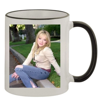 Hilary Duff 11oz Colored Rim & Handle Mug