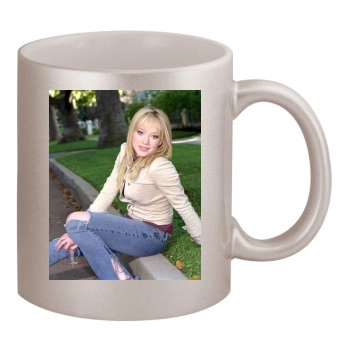 Hilary Duff 11oz Metallic Silver Mug