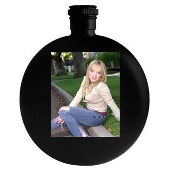 Hilary Duff Round Flask