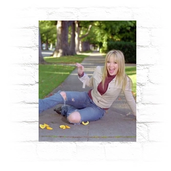 Hilary Duff Metal Wall Art