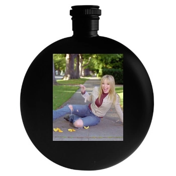 Hilary Duff Round Flask