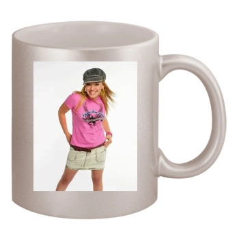 Hilary Duff 11oz Metallic Silver Mug