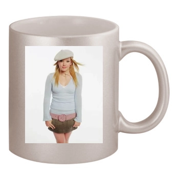 Hilary Duff 11oz Metallic Silver Mug