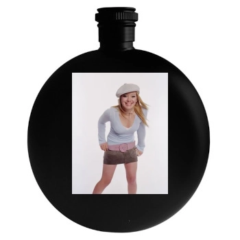 Hilary Duff Round Flask